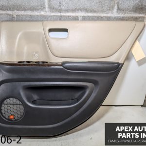 OEM 2002 Toyota Highlander 3.0L Passenger RH Right Ivory Rear Door Trim Panel