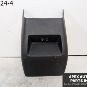 OEM 2020 Nissan Altima 2.5L CENTER CONSOLE REAR BACK PANEL TRIM COVER BLACK