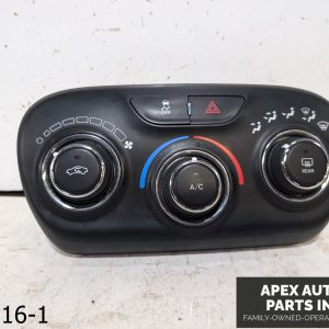 OEM 2013 Dodge Dart 1.4L Heater AC Temperature Climate Control Switch Panel
