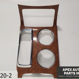 OEM 2008 Buick Enclave 3.6L Center Console Floor Shifter Bezel Cup Holder Trim