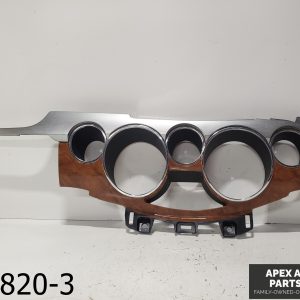 OEM 2008 Buick Enclave 3.6L SPEEDOMETER GAUGE CLUSTER TRIM BEZEL woodgrain
