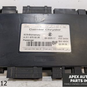 OEM 2006-2011 Mercedes ML350 3.5L Front Right Side Seat Control Module Unit