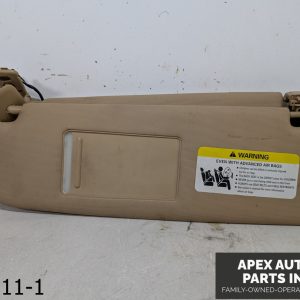 OEM 2004-2010 Volkswagen Touareg 4.2L Beige Left Sun Visor