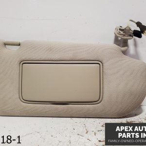 OEM 2008-2010 Infiniti M35 3.5L Passenger Sun Visor Mirror Right Sunvisor Beige