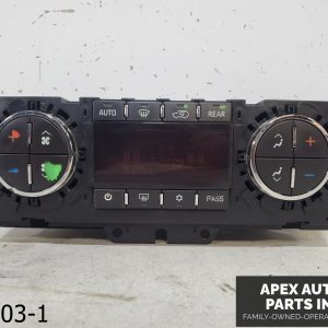 OEM 2010 GMC Acadia 3.6L AC Heater Climate Control Switch