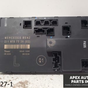 OEM 2003-2009 Mercedes E350 3.5L Front Left Driver Side Door Control Module