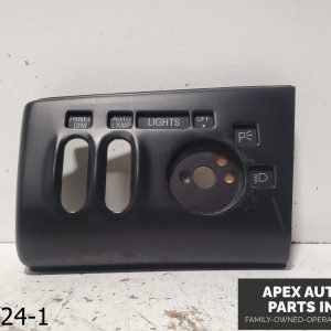 OEM 1994 Lincoln Mark 8 4.6L Headlight Switch Panel Black W/ KNOB