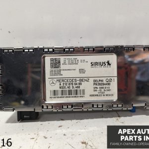 OEM 2012 Mercedes C250 1.8L Sirius Satellite Radio Receiver Control Module