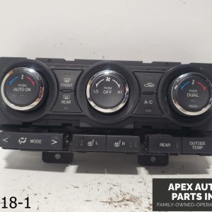 OEM 2010 Mazda CX-9 3.7L AC Heater Climate Control Temperature Unit