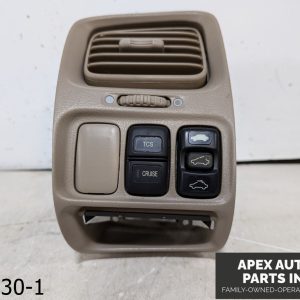 OEM 1998-2002 Honda Accord AIR VENT W CRUISE SUNROOF CONTROL SWITCH Dash Bezel