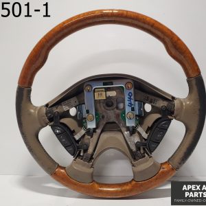 OEM 2001 Jaguar S-Type 4L STEERING WHEEL LEATHER WOOD SABLE OEM XR833F563FDAEK