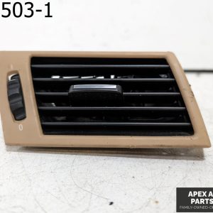 OEM 2009 BMW X3 3L Front Passenger Outer Dash Air AC Vent Grille Sand Beige