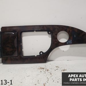 OEM 2001-2007 BMW 530XI 3.0L Center Console Wood Grain Shifter Trim Panel