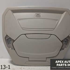 OEM 2013-2016 Ford Escape 1.6L Gray Overhead Front Roof Console Assembly Lamps