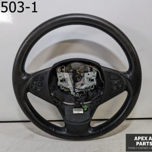 OEM 2009 BMW X3 3L Leather Heated Steering Wheel with Controls Black
