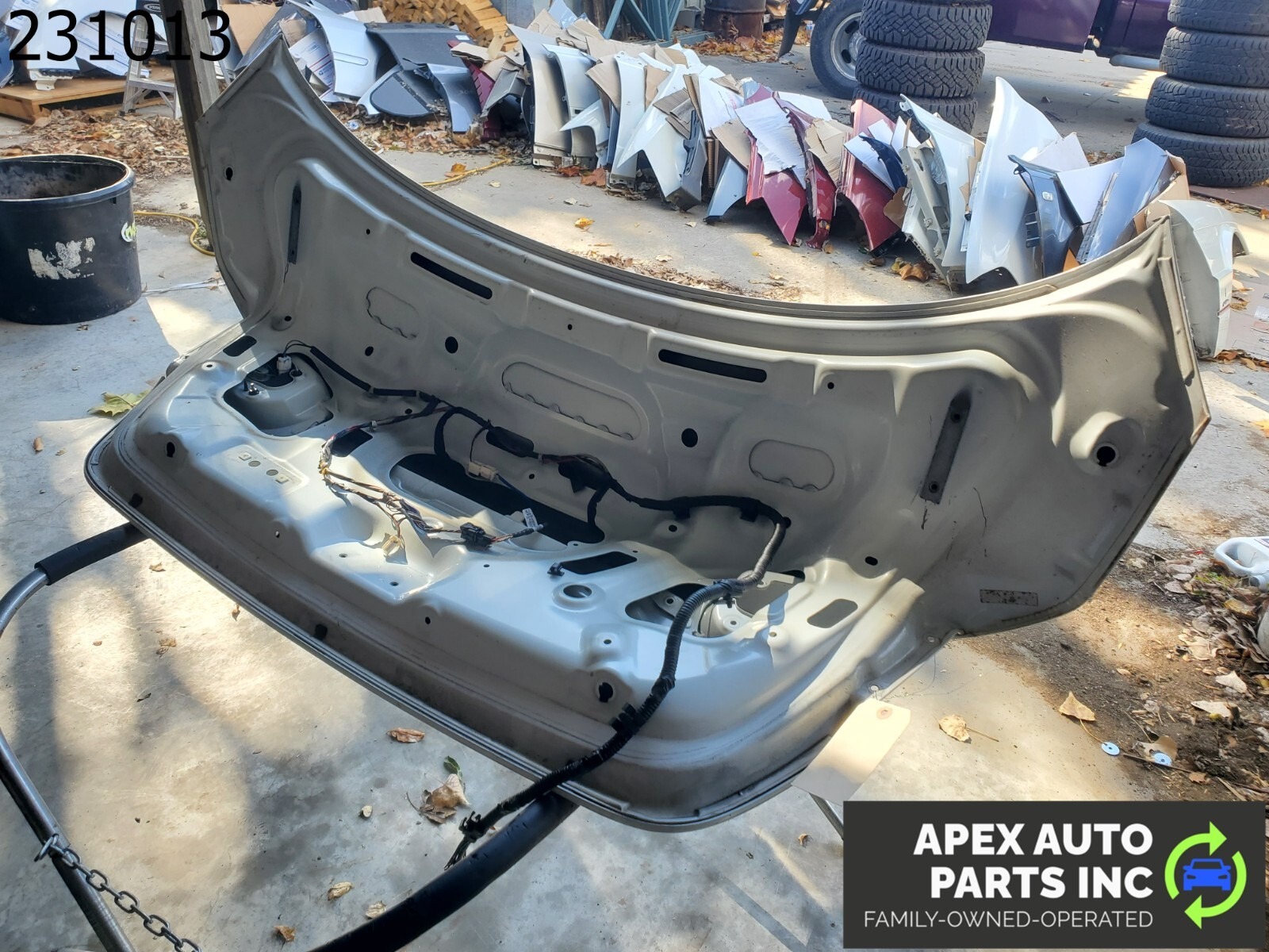 *NO SHIPPING* 2015 KIA Optima REAR HATCH TRUNK DECKLID LIFTGATE WHITE - Image 8