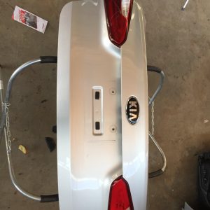 *NO SHIPPING* OEM 2014 Kia Forte TRUNK LID SILVER 3D