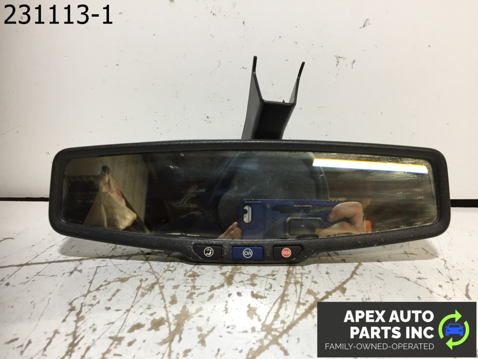 OEM 2015 Chevy SilverBlack Auto Dimming Interior Rear View Mirror Onstar Factory
