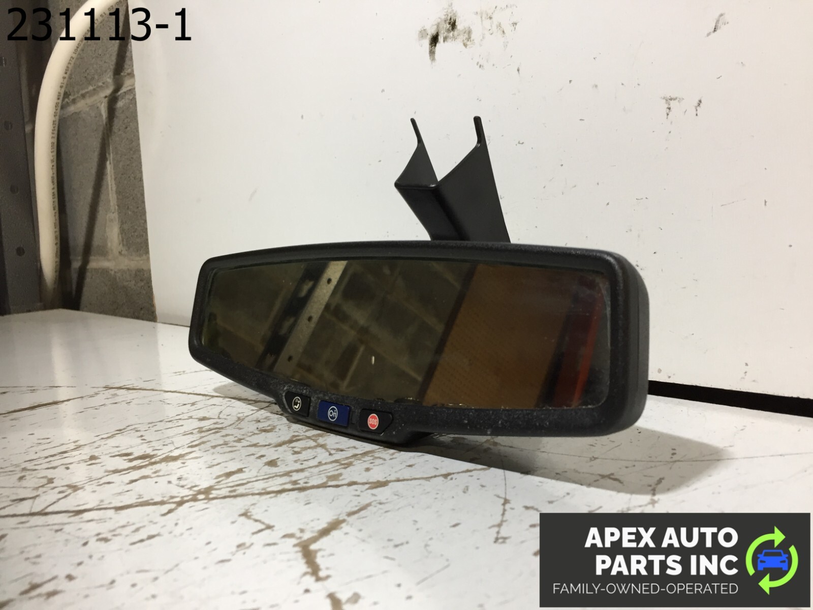 OEM 2015 Chevy SilverBlack Auto Dimming Interior Rear View Mirror Onstar Factory - Image 3