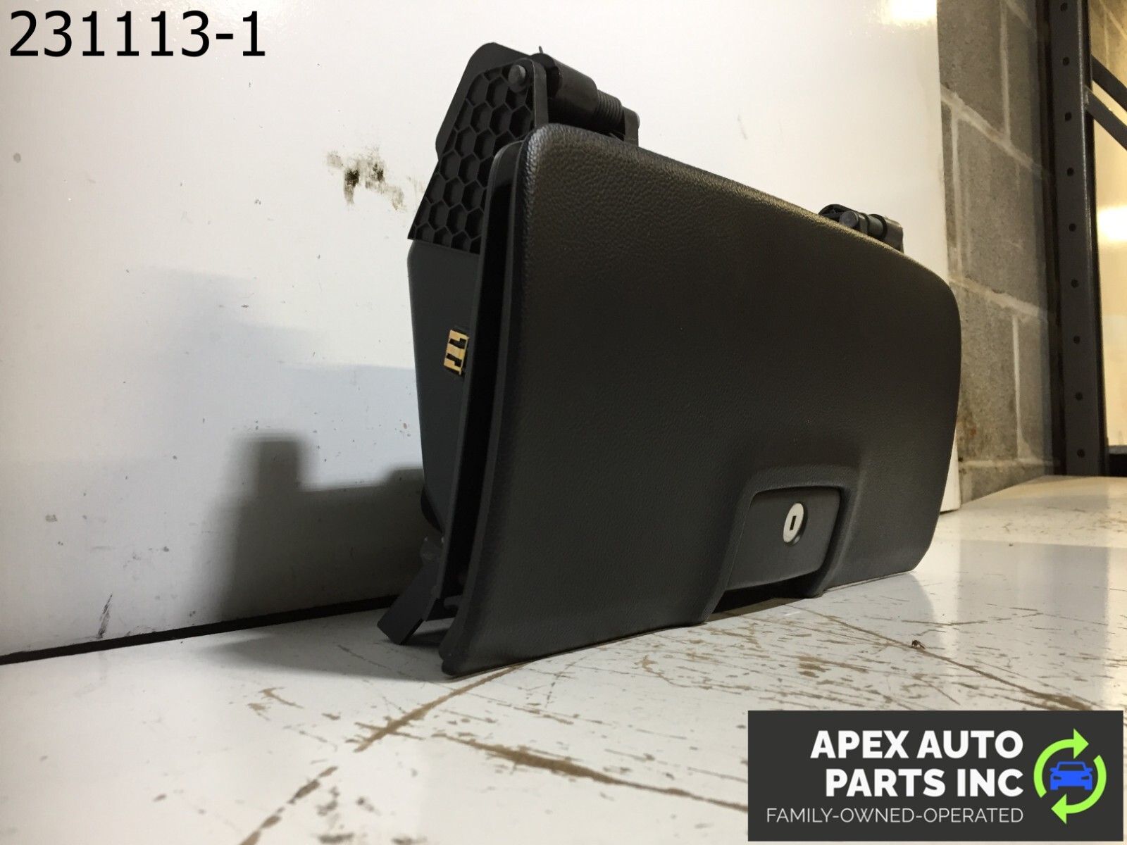 OEM 2015 Chevy Silverado Upper Dash Glove Box Compartment Black - Image 2