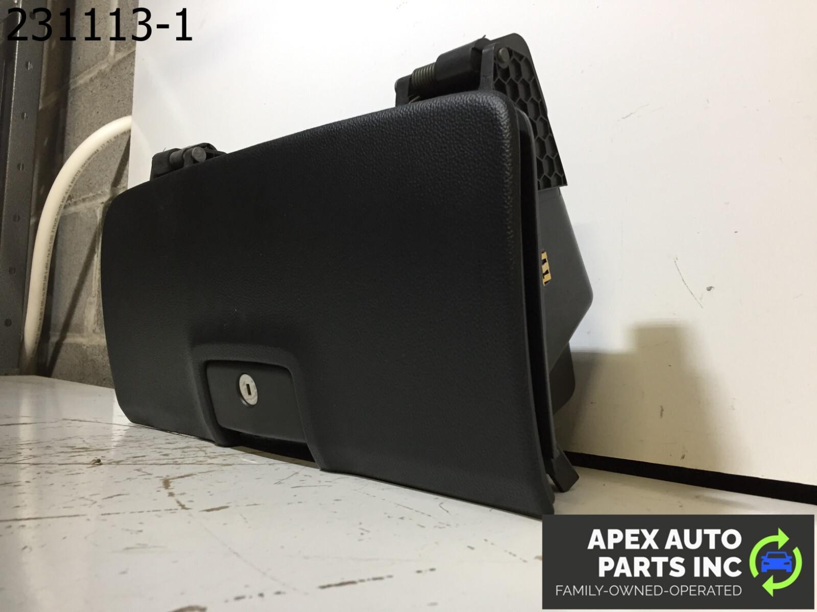 OEM 2015 Chevy Silverado Upper Dash Glove Box Compartment Black - Image 3