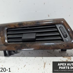 OEM 2004-2007 BMW 525i 2.5L Front Left Driver Side Dash Air Vent Wood Trim
