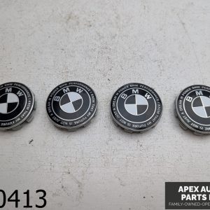 OEM 2005 BMW X3 3.0L Set of 4 Plastic Center Caps Hub Cover