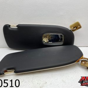OEM 1992 Saab 900 2.1L Convertible Set Left LH Right RH Sun Visor Black