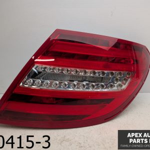 OEM 2012 Mercedes C250 3.0L RH Passenger Right Tail Light Lamp