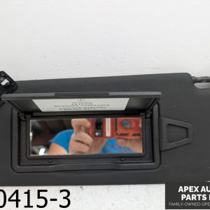 OEM 2012 Mercedes C250 3.0L Front Left Side Sunvisor Sun Visor Black