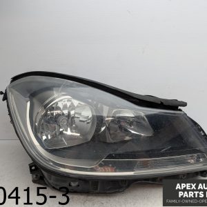 OEM 2012 Mercedes C250 3.0L Right Side Headlight Lamp Halogen