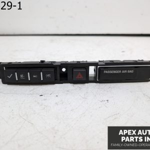 OEM 2008 GMC Acadia 3.6L HAZARD INFO SWITCH DISPLAY PANEL BUTTON