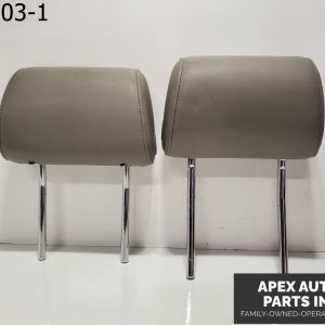 OEM 2005 Audi A4 2L FRONT LEFT AND RIGHT HEADREST BLACK LEATHER