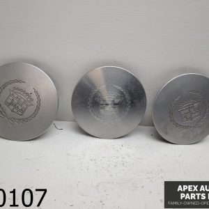 OEM 1995 Cadillac Seville SLS 4.6L  CHROME Center CAP RIM 3 PC Set