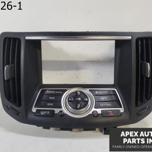 OEM 2008 Infiniti G35 3.5L front center console dash radio control air vent trim