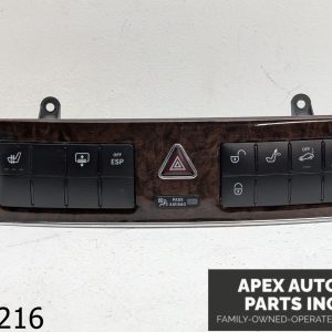 OEM 2005 Mercedes C240 2.6L AMG Dash Heated Seat Hazard Light Switch Control