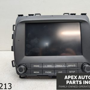 OEM 2017 Kia Forte 2.0L Display & Receiver Sedan