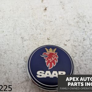 OEM 2004 Saab 9-3 2.0L Front Hood Emblem Badge Pins Intact