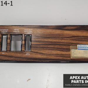 OEM 1988 Buick Electra Interior Dash trim lights headlight trim