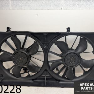 OEM 2017 Chevrolet Silverado 1500 5.3L Radiator Motor Cooling Fan Assembly