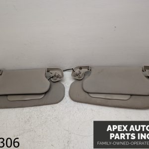 OEM 2007 Lincoln Navigator 5.4L Beige Driver Passenger Sun Visors w/Homelink