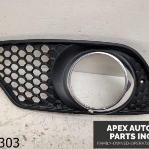 OEM 2010 Mercedes C300 3.0L Left Front Fog Light Cover Grille W/ Chrome Ring