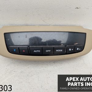 OEM 2007 Acura MDX 3.5L Rear Ac Heater Climate Control