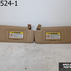 OEM 2003 Mercedes C240 2.6L FRONT PAIR RH LH SUN VISOR SUN SHADE SUNSHADE BEIGE