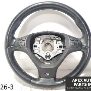 OEM 2007-2013 BMW X5 4.4L M Sport Leather Heated Steering Wheel Black