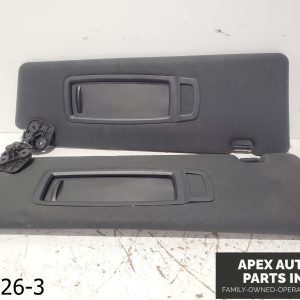 OEM 2007-2013 BMW X5 4.4L FRONT LEFT & RIGHT SUN VISOR SUNVISOR SHADE