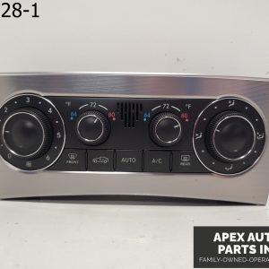 OEM 2006 Mercedes C230 2.5L A/C AC Heater Climate Control Switch Module Silver