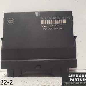 OEM 2003-2009 Mercedes CLK350 3.5L  Temic Rear Control Module