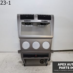 OEM 2009 Dodge Avenger 2.0L DASH RADIO TRIM BEZEL WITH CLIMATE