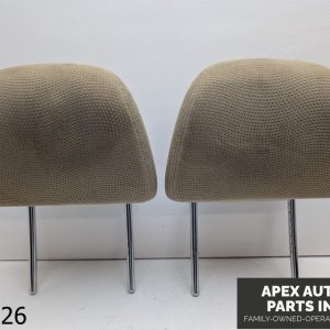 OEM 2008-2010 Honda Accord 2.4L CLOTH FRONT HEADRESTS SET TAN LH RH